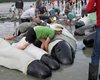 В Новой Зеландии 107 китов выбросились на берег