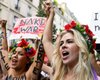 FEMEN отметили открытие парижского офиса антиисламским шествием