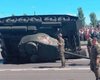 В России после парада оказался "подбитым" танк Т-34