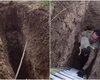 Чоловік почув дивний шум з-під землі: він був не готовий побачити, що там відбувається