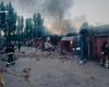 "Горели гаражи": в ГСЧС показали последствия удара "Орешника" по Белой Церкви (фото)