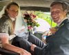 Королевский наряд: бывшая "девушка" принца Уильяма вышла замуж в золотом платье (фото)