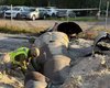 В Дарницком районе обнаружили баллистическую ракету с целой боевой частью (видео)