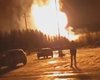 Столб огня видно за километры: в Свердловской области РФ взорвался газопровод (видео)