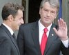 Ющенко и Саркози в Париже