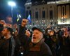 "Верим в ВСУ": протестующие в Грузии включили под парламентом гимн Украины (видео)