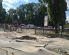 В Киеве на бульваре Шевченко провалился асфальт