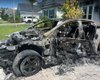 Новітній електромобіль Mercedes-Benz згорів дотла в гаражі (фото)