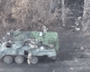 Чекали ударів з повітря, але під'їхав Leopard: бронетранспортер РФ знищили прямим наведенням (відео)