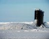 Ударная подводная лодка ВМС США прорвалась сквозь арктические льды (фото)