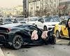 Известный российский певец разбился на Ferrari в центре Москвы (фото, видео)