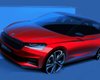 Новую заряженную Skoda показали на первых изображениях
