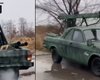 Бойцы ВСУ показали разведывательную станцию, переделанную из старой "Волги" (видео)