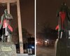 Во Львове задержали осквернителей памятника Бандере, им грозит до семи лет (фото)