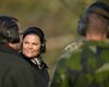 Кронпринцесса Швеции Виктория посетила украинских военных (фото)