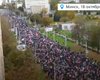 "Партизанский марш" в Минске прошел несмотря на закрытое метро и отключенный интернет: более ста задержаний
