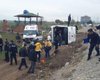 В Турции перевернулся школьный автобус, пострадали 34 человека
