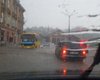 Во Львове частично восстановили движение транспорта после ливня