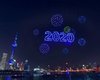 Шанхай показал яркое шоу дронов на Новый год, которого на самом деле не было