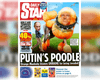 "Пудель Путина": Daily Star создал карикатурную обложку с Трампом
