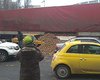 В Киеве образовалась пробка из-за рассыпанного картофеля