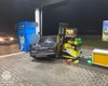 На Закарпатье пьяный водитель влетел в бензоколонку и сразу пошел купить себе еще алкоголя (фото)