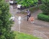 Луцк попал под сильный ливень: коммунальщики гребут воду лопатой