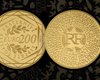 Во Франции начали выпускать золотую монету номиналом в 200 евро 