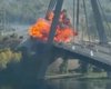 ВС РФ ударили по Северному мосту в Киеве: первые подробности (видео)