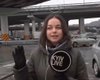 "Карма": на журналистку Kiev.Live напали на съемках сюжета про гололед (видео)