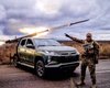 Украинские мастера превратили пикап Mitsubishi в носителя РСЗО "Град" (видео)