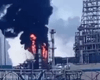 В РФ загорелся нефтеперерабатывающий завод, принадлежащий "Лукойлу" (фото, видео)