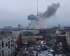 В Киеве российские войска обстреляли телевышку (фото, видео)
