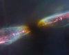 Красочное зрелище. Телескоп Уэбб сделал снимок выброса сверхзвуковых струй молодой звездой (фото)
