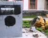 В Чернигове разбили статую Ленина и подписали ее "Янукович"