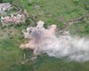 В 54-й ОМБр показали видео уничтожения позиции боевиков со складом боеприпасов