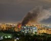 Столб черного дыма и несколько пожаров: в центре российского Белгорода звучали взрывы