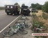 Под Николаевом ВАЗ влетел в группу детей-велосипедистов