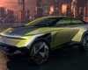 Nissan показал яркий электрокроссовер с дверями как у Lamborghini (видео)