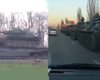 Танки, БТРы и бензовозы: РФ продолжает стягивать технику к границам Украины (видео)