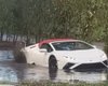 Непогода заставила: суперкар Lamborghini форсировал водную преграду (фото, видео)