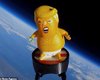 В знак протеста: фигурку "младенца Трампа" запустили в космос
