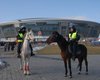 Донбасс-Арену будет охранять конная милиция