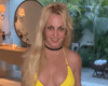 Бритни Спирс в крошечном желтом бикини продемонстрировала подтянутую фигуру (видео)