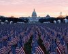 На инаугурации Байдена зрителей заменили 200 тысячами американских флагов (фото)