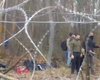 Мігранти атакували польських прикордонників на кордоні з Білоруссю (відео)