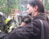 Обстрел Кривого Рога: из горящей многоэтажки спасли кота Шамиля (видео)