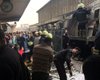 Поезд врезался в перрон в Каире: 24 человека сгорели заживо
