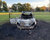 В Харькове ночной дрифт на стадионе возле школы закончился пожаром, — соцсети (фото, видео)