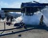 Дрони РФ влучили по АЗС у двох районах Києва: що відомо
